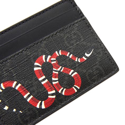 gucci mini card holder|gucci card holder with snake.